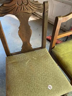 Vintage Children’s Tall Chairs, Pair