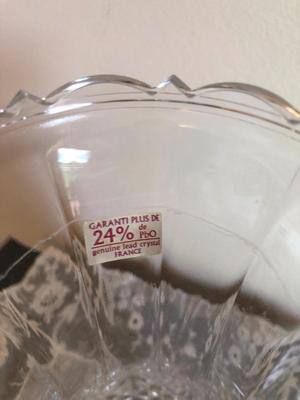 Assorted Vintage Crystal Vessels Lot