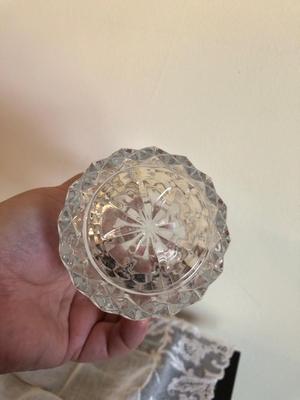 Assorted Vintage Crystal Vessels Lot