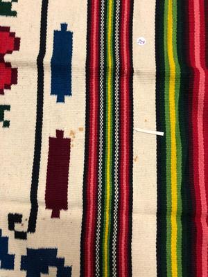 Vintage Red Mexican Rug/Blanket