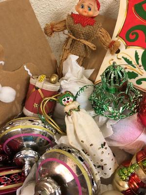 MOTHERLOAD of Vintage and Modern Christmas Ornaments