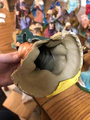 Vintage Assorted Nativity Figurines