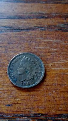 LOT 120 1906 INDIAN HEAD PENNY