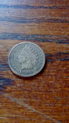 LOT 121 EARLY INDIAN HEAD PENNY