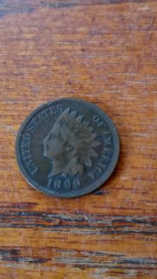 LOT 127 1899 INDIAN HEAD PENNY