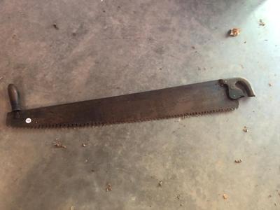 Vintage Two-Person Saw