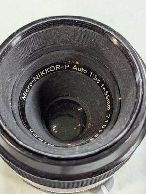 Nikkor 105mm 1:25 Nikon Lens & Micro-Nikkor-P Auto 1:3.5 Lens