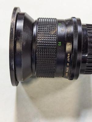 Vivitar 28m 1;2.5 Auto Wide Angle Lens & Kodak Enlarging Ektanopn f 4.5 161 mm Lens