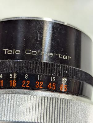 Nikkormat Camera With Nikkor-H, Vivitar Automatic Tele Convertor