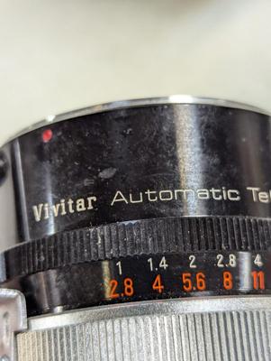 Nikkormat Camera With Nikkor-H, Vivitar Automatic Tele Convertor