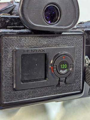 Pentax 645 Camera With Lens