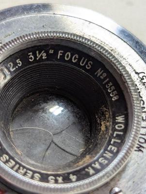 Wollensak-Rochester 4x5 Series III Lens