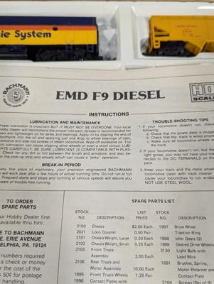 HO Scale Electric Train Set Diesel Hustler Bachmann