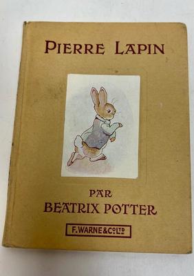 Vintage Children's Book "Pierre Lapin" (French version of Peter Rabbit) by Beatrix Potter