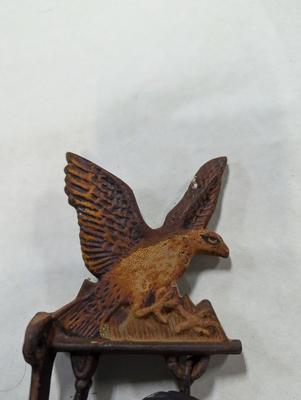 Cast Iron Dinner Bell With Eagle