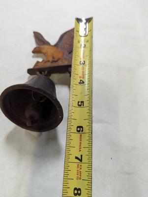 Cast Iron Dinner Bell With Eagle