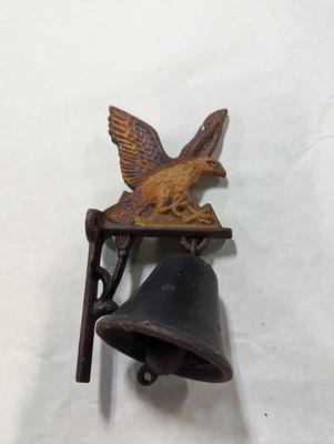 Cast Iron Dinner Bell With Eagle