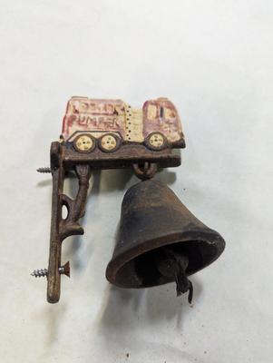 Cast Iron Firetruck Pumper Dinner Bell