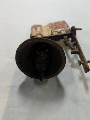 Cast Iron Firetruck Pumper Dinner Bell