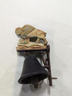 Cast Iron Buffalo Dinner Bell