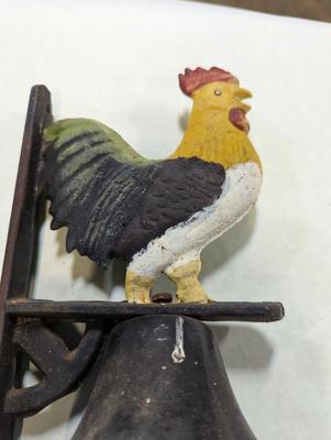 Cast Iron Rooster Dinner Bell