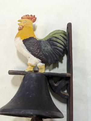 Cast Iron Rooster Dinner Bell