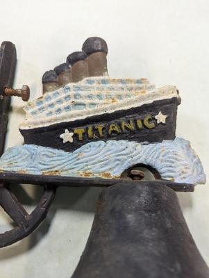 Cast Iron Titanic Dinner Bell
