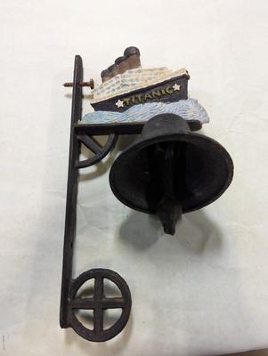 Cast Iron Titanic Dinner Bell