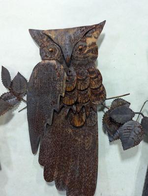 Metal Wall Decor Owls