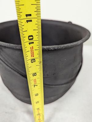 Cast Iron 3 Legged Bean Pot Kettle Cauldron Marked