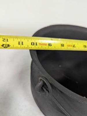 Cast Iron 3 Legged Bean Pot Kettle Cauldron Marked