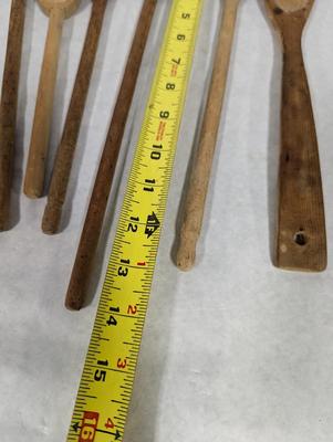 Vintage Wooden Kitchen Spoons