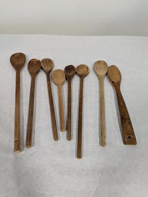 Vintage Wooden Kitchen Spoons