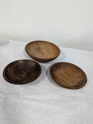 Vintage Hand Turned Wooden Dough Bowls - 1 Munising
