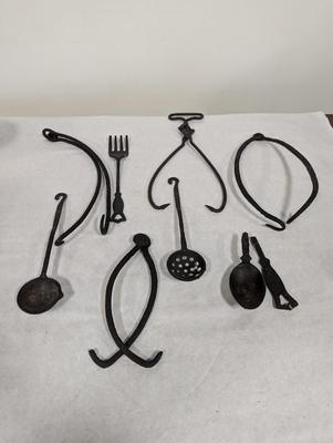 Vintage Wrought Iron Cooking Tools