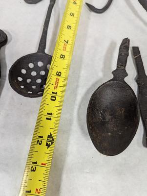 Vintage Wrought Iron Cooking Tools