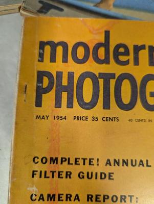 Vintage Modern Photography 1950's Magazines