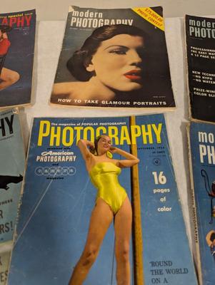 Vintage Modern Photography 1950's Magazines