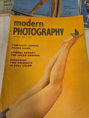 Vintage Modern Photography 1950's Magazines