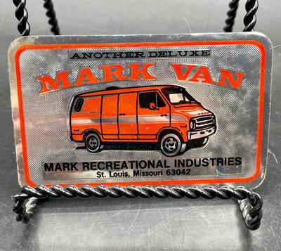 Vintage 1970's Automotive Equipment Vinyl Sticker Decal for Mark Van - Mark Recreational Industries