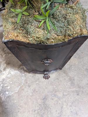 Artificial Tree With Metal Planter