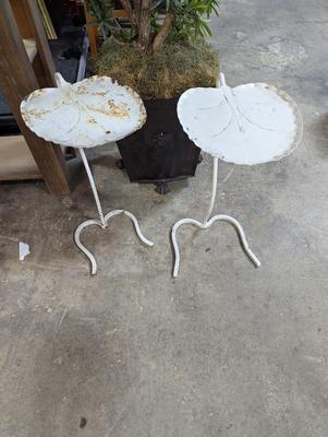 Lily Pad Metal Tables