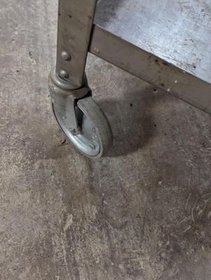 Metal Colson Rolling Cart