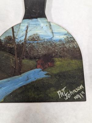 Hand Painted Spade & Mud Blade