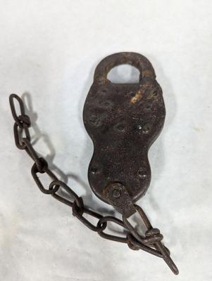 Vintage Metal Railroad Lock