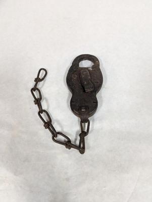 Vintage Metal Railroad Lock