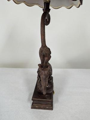 Monkey & Elephant Motif Table Lamp