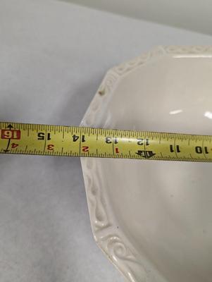 McCoy/Nelson White Stoneware Bowl