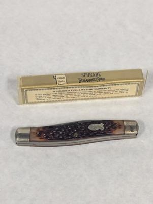 Schrade N.Y. USA 787 Muskrat Pocket Knife With Box