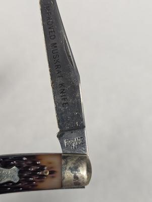 Schrade N.Y. USA 787 Muskrat Pocket Knife With Box